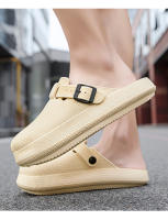 Zapatillas De Playa Para Parejas Baotou Verano Mocasines Casuales Hombre Y Mujer Con Suela Suave Y Comodidad Zapatos De Caminar EVA Moda - details 14