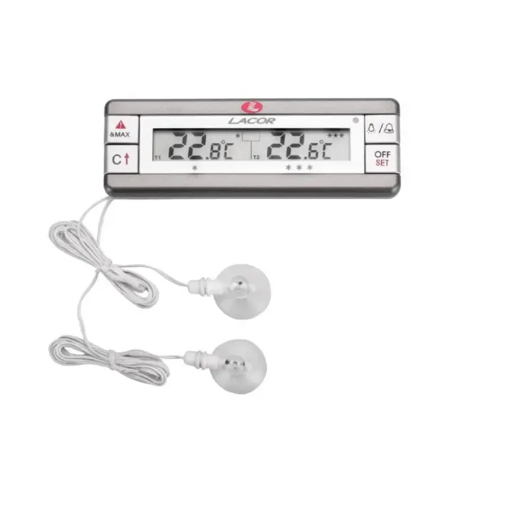 Lacor Termómetro alarma para nevera y congelador - 1