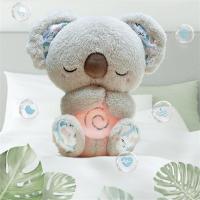 Koala relajante de Plush portáil, nutria que dierme, breathes y Alivia La Ansiedadcon Luz musical y Chupete. - details 3