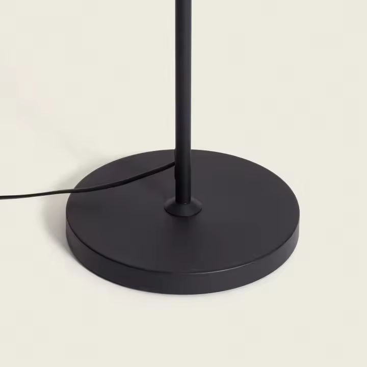 LEDKIA LIGHTING - Lámpara de Pie Aritz | Diseño Moderno en Aluminio | Compatible con Bombillas GU10 | 1230 mm de Altura | Ideal para Salón y Dormitorio, Negro, Aluminio - 1