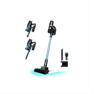 Conga Rockstar 1500 Ray Pure Aspirador vertical 3 en 1 con potencia 215 W. 12 kPa. 45 minutos de autonomía. Cepillo Mixto. Depósito de 500 ml. Ciclón paralelo. - 1