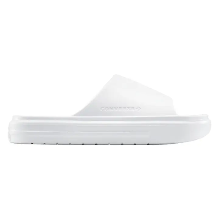 Chanclas Blancas Converse Essential Slide White Acolchadas y Ligeras - 1