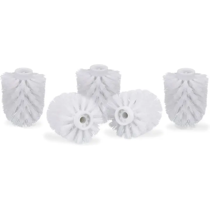 Juego de 5 Cepillos de Baño desmontables de Acero Inoxidable Cabeza de Repuesto de 9.5mm - 1