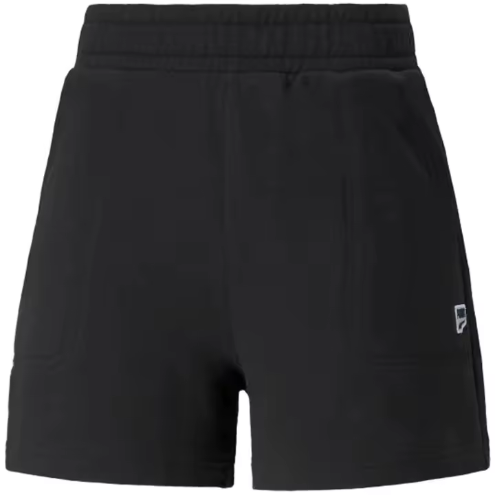 Pantalon Corto Puma Downtown High Waist para mujer en color negro - 1