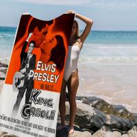 Toalla De Microfibra E-Elvis Presley Absorbente Y Secado Rápido Toalla De Playa Suave Para Yoga Natación Camping Senderismo Tamaño 76x182 Cm - details 8
