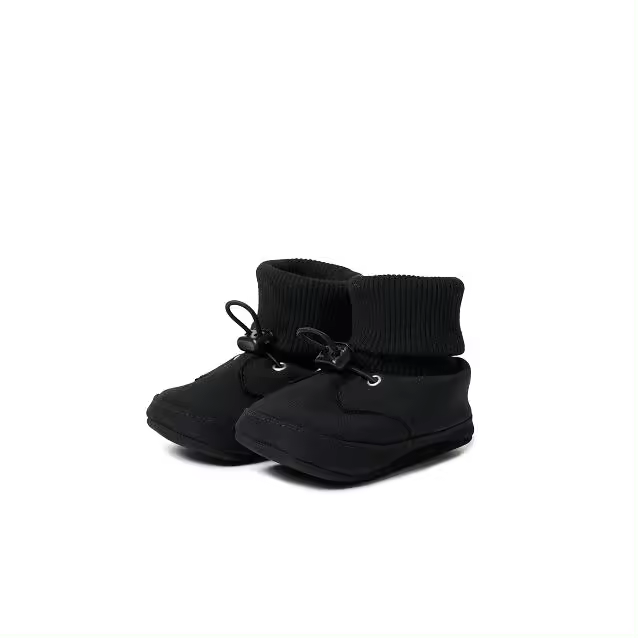 Momawo Booties de porteo, Tejido Softshell y Algodón ajuste al tobillo, Botas de porteo de Invierno Ligeras, Cálidas e Impermeables, Disponibles Dos Tallas, Color Azul Ocean - 1