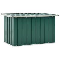 vidaXL Caja de almacenaje para jardín 109x67x65 cm en color Marrón/Verde/Antracita y más - details 1