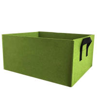 Bolsas de Jardín Portátiles para Cultivo en Color Sólido Forma Cuadrada Ideal para Plantar Zanahorias Zapatillas de Aceituna - details 4
