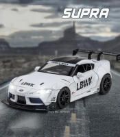 Coche De Acción Con Luz Y Sonido Supra De Aleación De Zinc Para Niños Modelo a Escala 1:22 Con Puertas Abiertas Coche Deportivo Regalo Para Cumpleaños - details 0