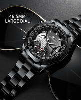 Reloj De Lujo Para Hombre 2023 Marca Top Deportivo Casual Oro Resistente Al Agua Cuarzo Reloj De Mano Con Correa De Acero Inoxidable Y Dial Resistente Al Choque - details 11