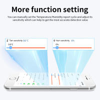 Sensor De Temperatura Y Humedad Zigbee O WiFi Tuya Compatible Con Hogar Connectado Termómetro Soporte De Color Negro O Blanco - details 14