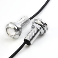 4Pcs Luz LED Azul Para Barco Marina Stern Light Lámpara De Cola Redonda LED Impermeable Plata Luz Marcadora Lateral Underwater Runner - details 11