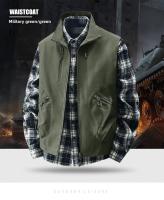 Chaleco Casual Para Hombre Con Cuello Erguido Y Multi-Moneda Cargo Hombro Adecuado Para Pesca Al Aire Libre Y Exterior Talla Grande - details 14