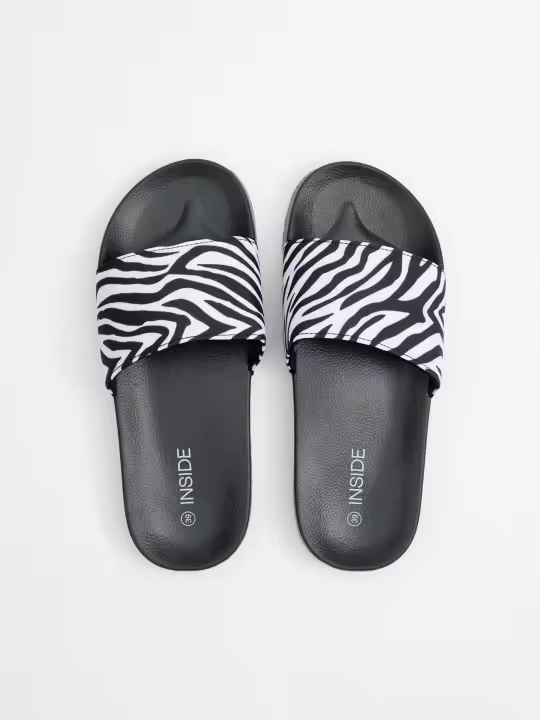 Chanclas de cebra cómodas y ligeras, con suela EVA y tira transpirable INSIDE - 1