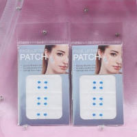 12Pcs Parches Antienvejecimiento Invisibles Para Rostro Y Cuello Eliminación De Arrugas Mascarilla Facial Adelgazante Para Levantamiento V De La Cara - details 7