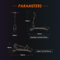 Patinetes electricos adultos Kukirin G4, Patinete eléctrico Plegable de 11", Motor de 2000 W, batería de 60V 20Ah, autonomía de 75 km, Ideal para el Trabajo y Viajes Cortos Fuera de Carretera - details 16
