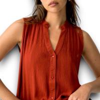 Blusa Lynx Caldera Tiffosi - Vibrante y Tejido Arrugado - details 3