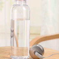 Botella De Agua Portátil Transparente De Plástico Para Deporte Y Viajes Ideal Para Ciclismo Y Senderismo Adultos - details 6