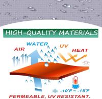 Toldo Vela de Sombra rectangular para exteriores, resistente a Agua y al Polvo, de grado Comercial, para patios, Jardines y eventos. - details 1