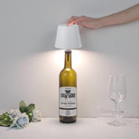 Lámpara De Botella LED Con Control Táctil Y 3 Niveles De Brillantez Luz De Noche Para Barra O Café Recargable Por Tipo-C - details 3