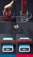Toalla De Cocina Portátil GIANXI Toalla De Mano Absorbente Roja Para Hoteles Turísticos Toalla De Café Accesorios De Cocina - details 12