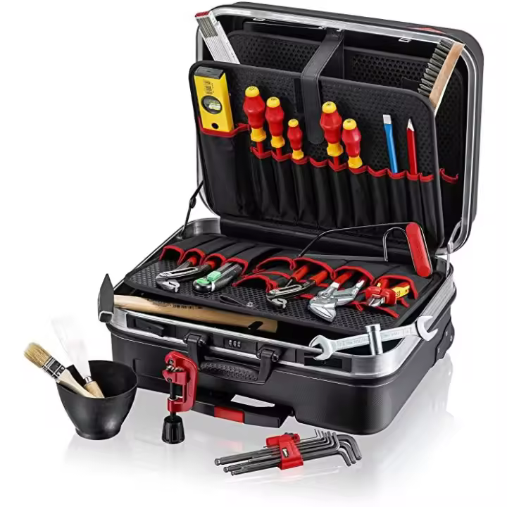 KNIPEX 00 21 06 HK S Maleta de Herramientas Big Basic Move Plomería - 1