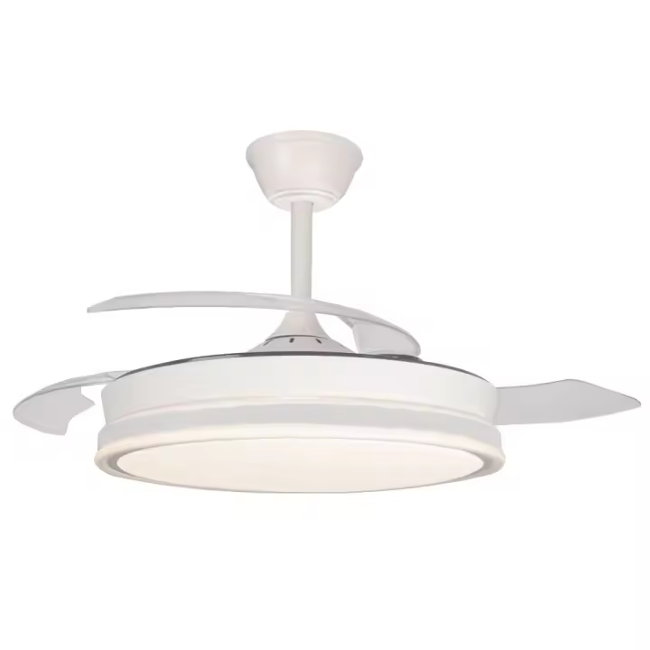 OFERTA Ventilador de techo PITIJOPO con motor DC 6 velocidades Tecnología Led muy eficiente 45W tres tonalidades, Control remoto con temporizador, luz REGULABLE en color e intensidad, MEMORIA motor inverter verano/invierno ultra silencioso. - 1
