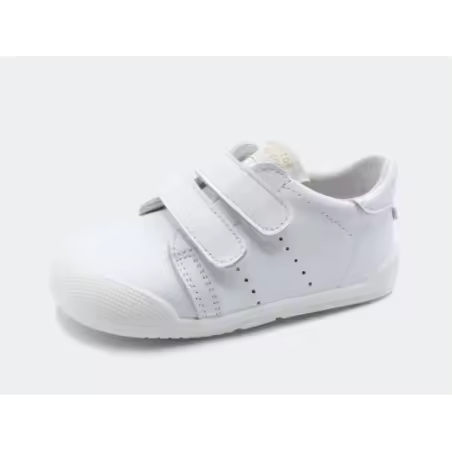 Deportiva para niños Blanditos by Críos Modelo Paris Blanco. Calzado respetuoso Infantil. Ideal primeros pasos. - 1
