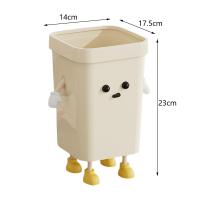 Bandeja Creativa Y Ligera Para Basura Interesante Y Bonita Recipiente De Basura Para El Hogar Baño Sobre La Mesa Sala De Estar Estilo Sin Tapa Material PP - details 5