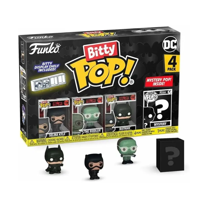 Funko Pop Bitty Batman 85th Pack 4 Mini Figuras 81128PDQ Juguetes - 1