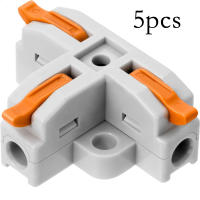 Conectores De T De 3 Caminos Para Enredado 20Pcs Para Cableado Quick Splitter Conector Para Circuito En Línea 24-12 AWG Tipo De Terminal De Prensa - details 2