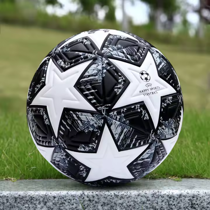 Balón De Fútbol Profesional Tamaño 5 Balón Oficial Sin Costuras Cubierto Con PU Suave Tamaño 4 Buena Agarradera Y Elasticidad - 1