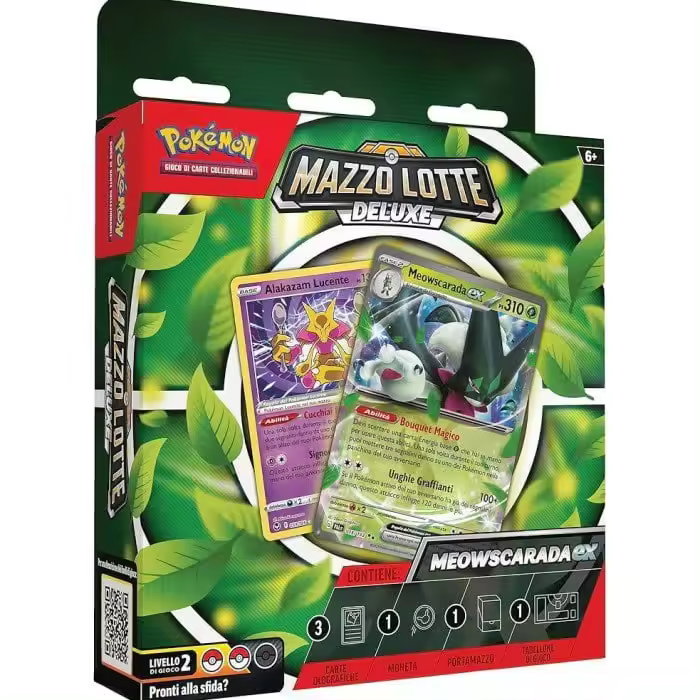 Baraja Combate Deluxe - Meowscarada Ex - Inglés - Cartas Pokemon Originales Tcg - 1
