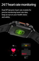 Reloj Inteligente EIGIIS L81A 1.95 Pulgadas Para Hombres Modos Deportivos 100+ Llamada Bluetooth Tarde Cardíaca Y Análisis De Sueño IP68 Impermeable Para Android IOS - details 8