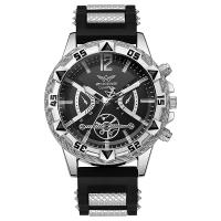 Reloj De Pulsera De Cuarzo Para Hombre AliExpress Con Gran Dial De Silicona Azul Luz De Luz Estilo Deportivo Y Casual En Stock - details 3