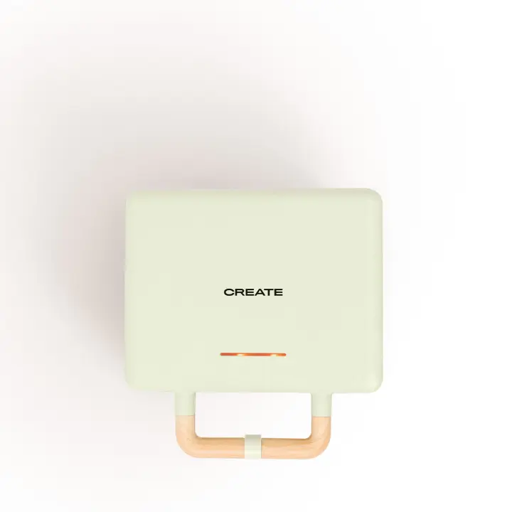 CREATE - Sandwichera grill y gofrera de placas intercambiables - STONE 3 in 1 COMPACT - 1