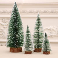 Decoración De Navidad LED Miniátrica Para Escritorio Árbol Luminoso DIY Adornos Para Oficina Y Fiesta En Casa Material Plástico - details 8