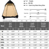 Chaqueta De Lana De Oveja Invierno Con Cierre De Cremallera Y Capucha De Alta Calidad Aislante Y Cálida Para Hombres Color Sólido Outerwear De Talla Grande - details 0