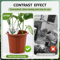Bulbos De Riego Automático Para Plantas 500ml Globos De Vidrio Inserto De Plantador Sistema De Riego Por Drip Effortless Self Watering Device - details 4