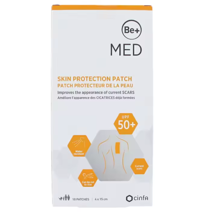 Cinfa Be+MED Parche Protecto de la Piel 50+upf 10 U 4x10 cm - 1