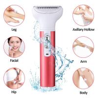 Afeitadora Eléctrica Para Mujer Cuidado Intimo Peluca De Axilas Y Vello Pubico Todo En Uno Recargable Con Multiple Accesorios - details 6