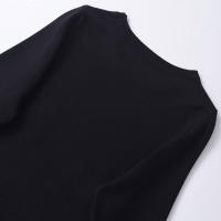 Vestido Mini De Encaje Con Botones Dorados Y Bolsillos Para Mujer TRZA Estilo Casual O-Neck Manga Larga Silueta A-Line Fashion Chic - details 8