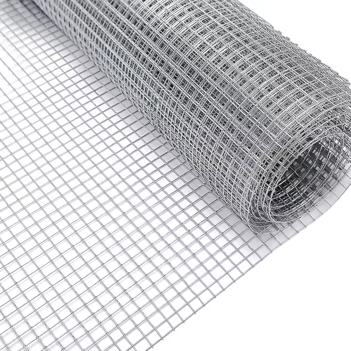 Malla Metálica Electrosoldada Galvanizada. Perfecta para plantas y animales, múltiples usos. Rollo Varias medidas . Grosor del Cable 0.9 mm. Plateado - 1
