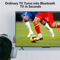 Adaptador De Audio Bluetooth 5.2 2 En 1 Transmisor Receptor Aptx HD Bajo Retardo 3.5mm AUX Para TV PC Coche Altavoz 2 Auriculares - details 6
