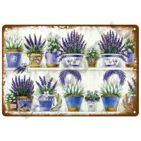 Cartel De Metal Retro Con Flores Vintage Para Decoración De Jardín Arte Murallero De Hogar Placa De Latón Regalo Para Decoración De Pared Y Cuarto - details 14