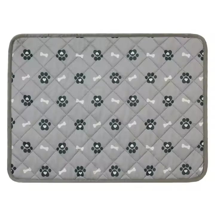 Alfombrilla antideslizante y transpirable para perros con estampado, alfombrilla refrescante para mascotas, alfombrilla refrescante para gatos, alfombrilla refrescante de seda helada de verano para mascotas - 1