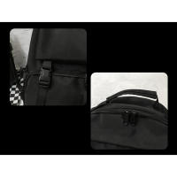 Mochila Estilo Universidad Para Mujeres Color Sólido Japonesa Moda Estudiante Bolsa Deportiva Nylon Preppy Unisex - details 6