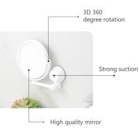 Espejo De Maquillaje Con Aumento HD Espejo De Aseo Para Baño Montado En La Pared Espejo Gira 360 Grados Moderno 6 Pulgadas - details 11