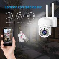 Cámara de vigilancia interior 2MP, Giro 360°, Visión Nocturna IR-CUT, Audio 2 Vías, WiFi, IP66, 128GB – Jortan Tech - details 2