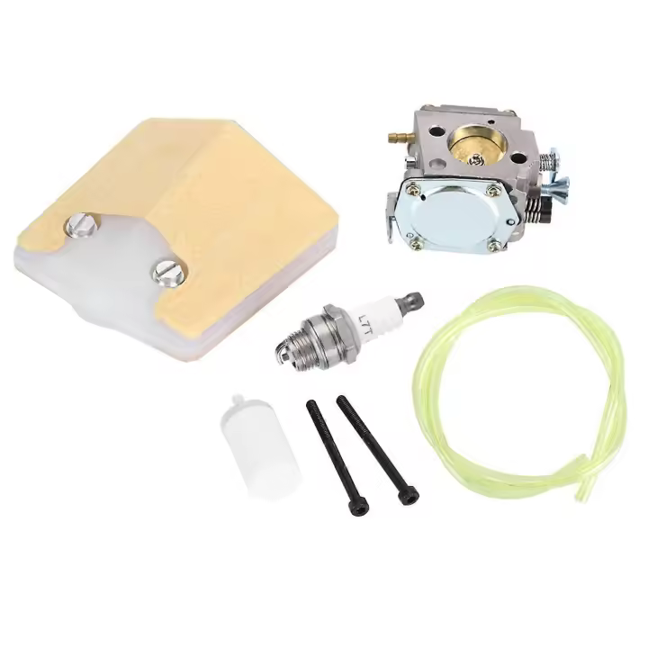 625 630 Chainsaw Carburetor Air Filter Spark Plug Kit - 1